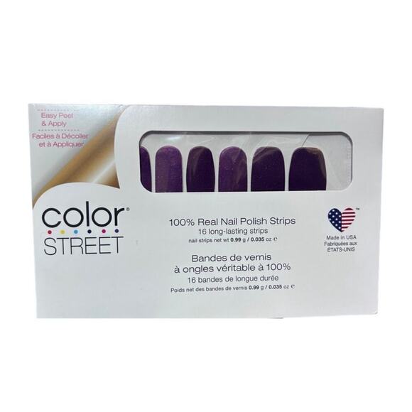 Color Street New York Minute 100% Real Nail Polish Strips 16 Count Peel & Apply - Picture 1 of 6